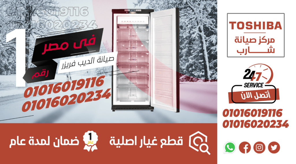 صيانة ديب فريزر توشيبا